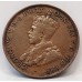 AUSTRALIA 1928 . ONE 1 PENNY . VARIETY . BROKEN 8